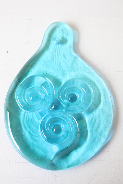 Holmegaard（ホルムゴー）/ガラスのサンキャッチャー/セルリアンブルー/SOLDOUT