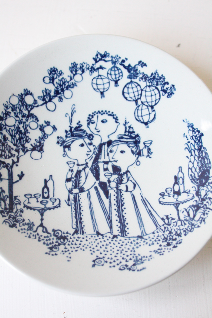 Bjorn　Wiinblad（ヴョルン・ウィンブラッド）/ミニプレート/Garden Party/SOLD OUT