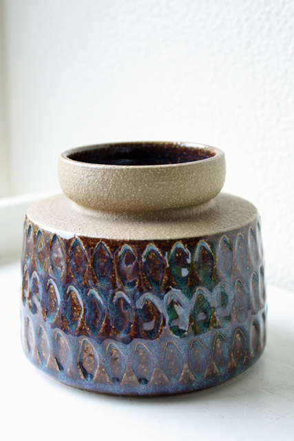 Soholm（スーホルム）/花瓶/ブラウン×ペールブルー/SOLD OUT