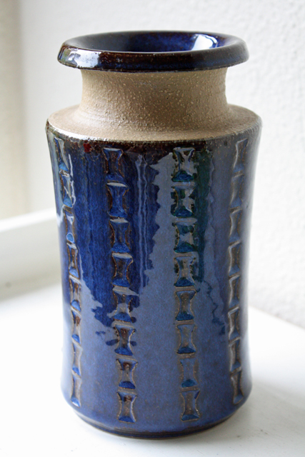 Soholm（スーホルム）/花瓶/ブラウン×ブルー/SOLD OUT