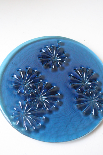 Holmegaard（ホルムゴー）/ガラスのサンキャッチャー/ブルー/Φ13.7cm/SOLD OUT