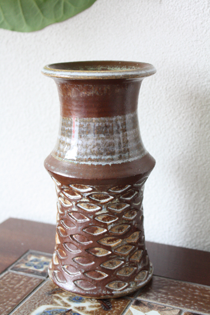 Soholm（スーホルム）/花瓶/ブラウン×ペールブルー/SOLD OUT