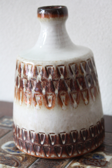 Soholm（スーホルム）/花瓶/ホワイト×ブラウン/SOLD OUT