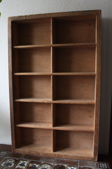 北欧ヴィンテージ/木製コレクションケース/ウォールシェルフ/SOLD OUT