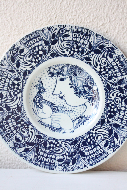 Bjorn　Wiinblad（ヴィヨルン・ウィンブラッド/貴婦人と小鳥/SOLD OUT