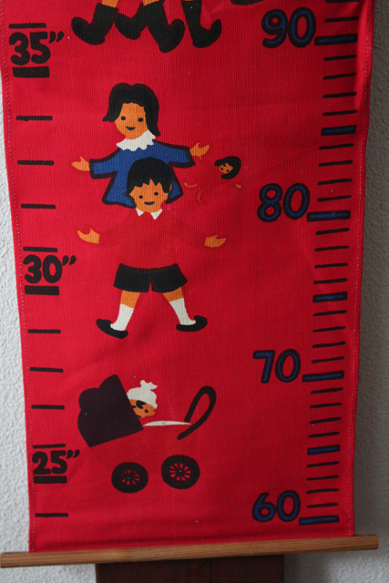 北欧ヴィンテージ/ハンドプリント/身長計/SOLD OUT