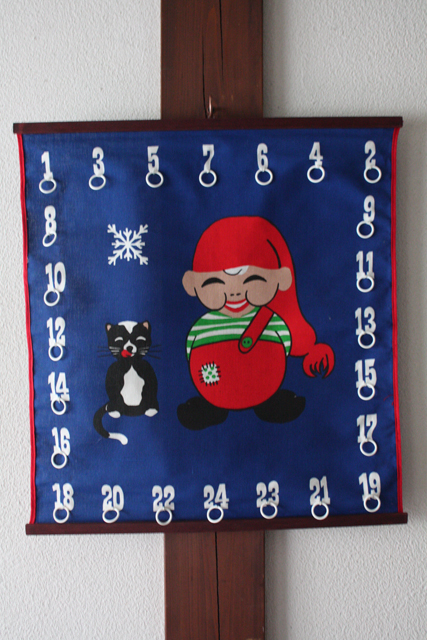 【クリスマス】北欧アドベントカレンダー/妖精ニッセとネコ