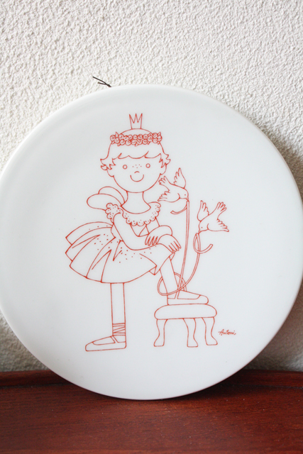 北欧ヴィンテージ/B&G/Antoni （アントニ）デザイン/バレリーナと小鳥/SOLD OUT