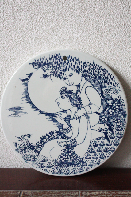 Bjorn　Wiinblad（ヴョルン・ウィンブラッド）/飾り皿/晩/SOLD OUT