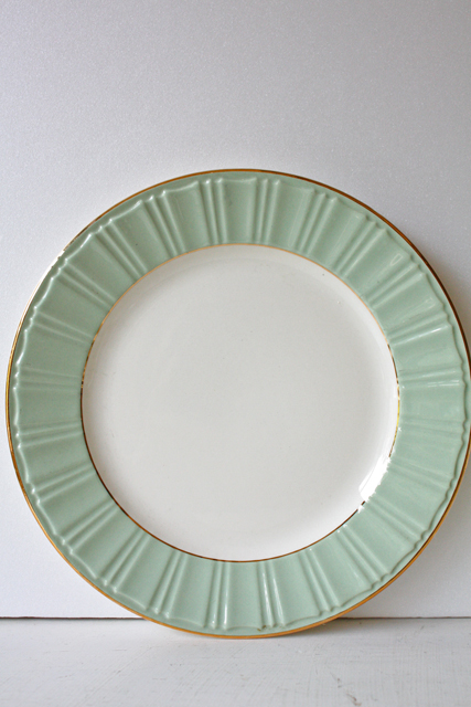フランスヴィンテージ/フランス製/ビレロイボッホ/ペパーミントカラー/デザートプレート/SOLDOUT