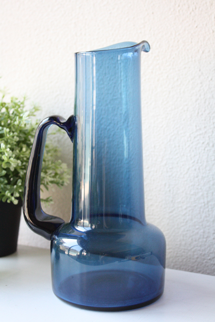 スウェーデン製/ヴィンテージ/ガラスの花瓶/ブルーグレー/SOLD OUT