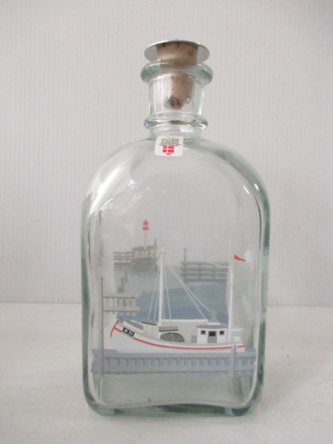 北欧ヴィンテージ/Holmegaard/ホルムガード/クリスマスボトル/デンマークの港/SOLD OUT