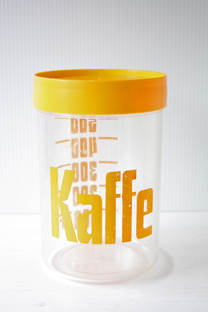 北欧ヴィンテージ/プラスティックキャニスター/KAFFE/SOLD OUT