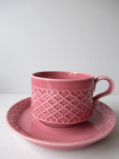 レア！Jens.H.Quistgaard（イェンス・クイストゴー）Cordial/カップ＆ソーサー/ピンク/NO.1/SOLD OUT