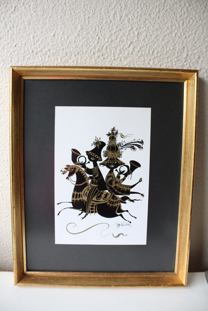 北欧ヴィンテージ/Bjorn　Wiinblad（ヴョルン・ウィンブラッド/影絵/恋人たち/SOLD OUT