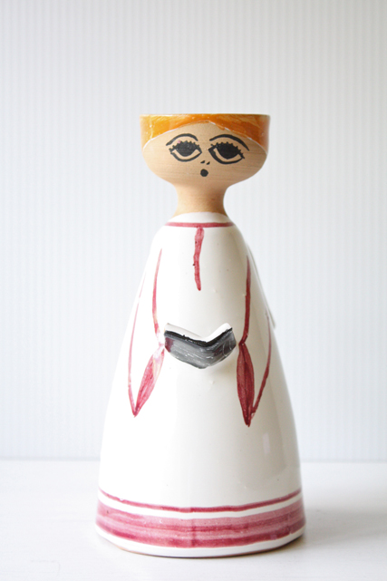 【クリスマス】北欧ヴィンテージ/デンマーク製/キャンドルホルダー/天使/SOLD OUT