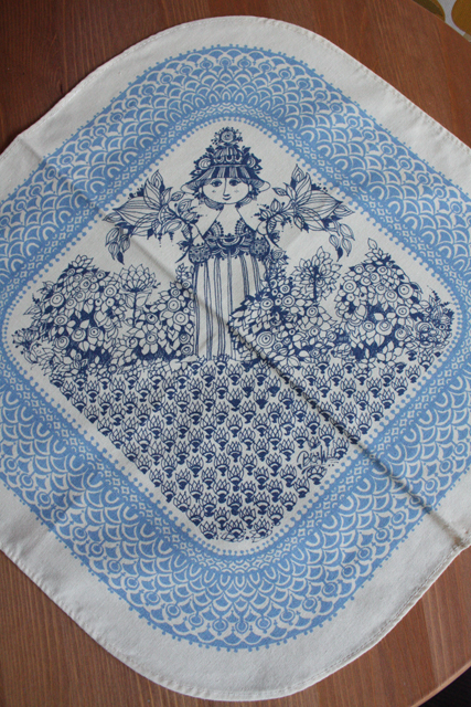 Bjorn　Wiinblad（ヴョルン・ウィンブラッド）/ランチョンマット/ブルーの少女/SOLD OUT