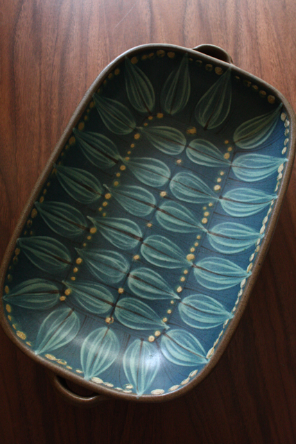 DYBDAHL/オーバルボウル（大）/ブルーグリーン×イエロー/SOLD OUT