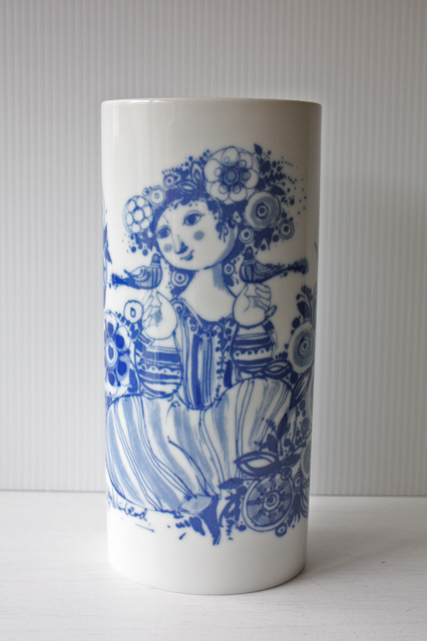 北欧ヴィンテージ/Bjorn Wiinblad（ヴョルン・ウィンブラッド）/オーバル型花瓶/女性/SOLD OUT