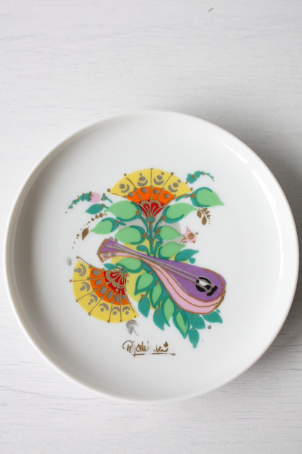 北欧ヴィンテージ/Bjorn Wiinblad（ヴョルン・ウィンブラッド）/飾り皿/SOLD OUT