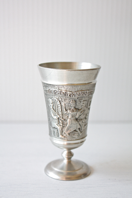 北欧ヴィンテージ/ノルウェー製/ピューター/盃/おしどりカップル/SOLD OUT