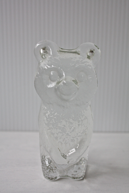 北欧ヴィンテージ/ガラスのオブジェ/クマさん/SOLD oUT