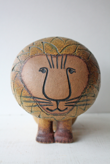 北欧ヴィンテージ/グスタフスベリ/Lisa Larson（リサラーソン）/ライオン/SOLD OUT