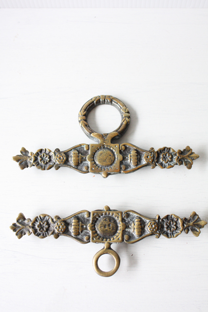 北欧ヴィンテージ/壁掛け用フック/ベルプル/真鍮製/SOLD OUT