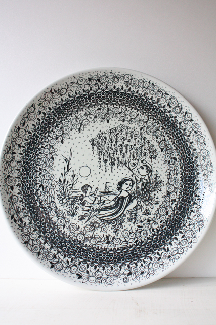 北欧ヴィンテージ/Bjorn　Wiinblad（ヴョルン・ウィンブラッド）シーズンプレート/夏/SOLD OUT