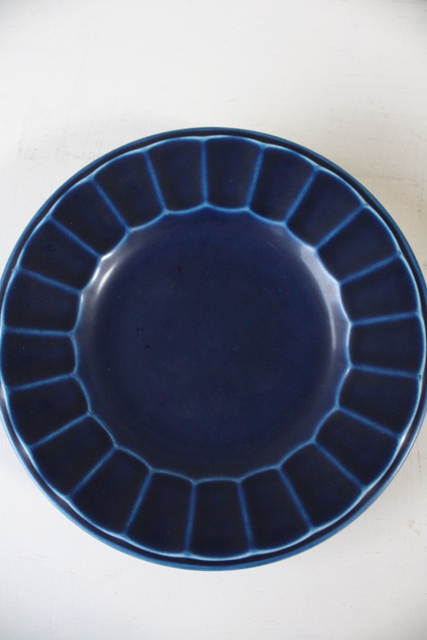 Aluminia/Royal Copenhagen /丸皿/ダークブルー/SOLD OUT