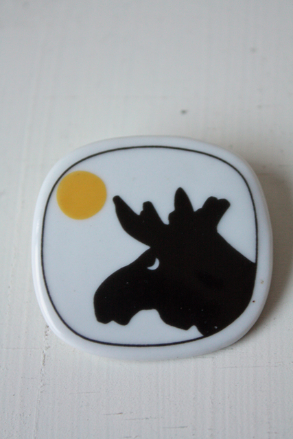 北欧デザイン/Anna Carin Dahl /ブローチ/ヘラジカ/SOLD OUT