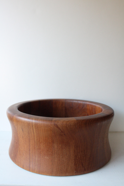 北欧ヴィンテージ/デンマーク製/チークボウル/寄木作り/SOLD OUT