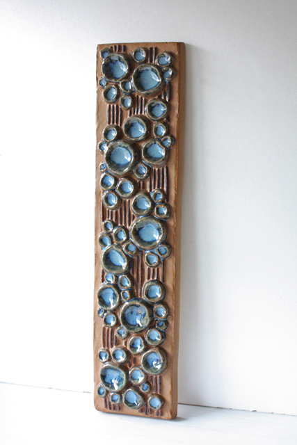 北欧ヴィンテージ/Michael Andersen & Son社/陶板の壁掛け/しずく模様/SOLD OUT