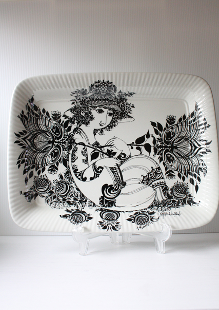 特大！/北欧ヴィンテージ/Bjorn　Wiinblad（ヴィヨルン・ウィンブラッド）/長方形プレート/SOLD OUT