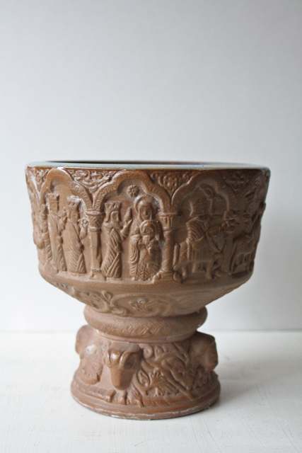 北欧ヴィンテージ/Michael Andersen & Son社/足つきボウル（大）/SOLD OUT