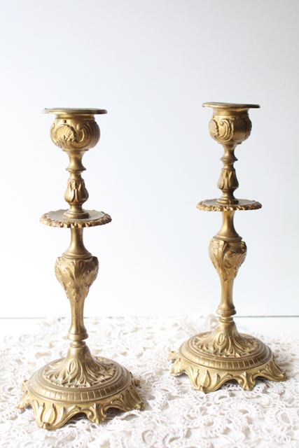 ブロカント/真鍮/ヴィンテージキャンドルホルダー/SOLD OUT