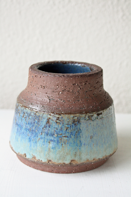 Michael Andersen & Son社/ヴィンテージ花瓶/アクアブルー/SOLD OUT