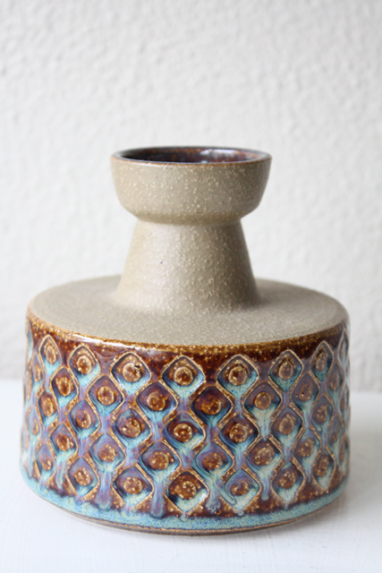 Soholm（スーホルム）/花瓶/ペールブルー×ブラウン/SOLD OUT