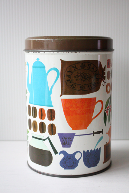 北欧ヴィンテージ缶/レトロキッチン雑貨/SOLD OUT