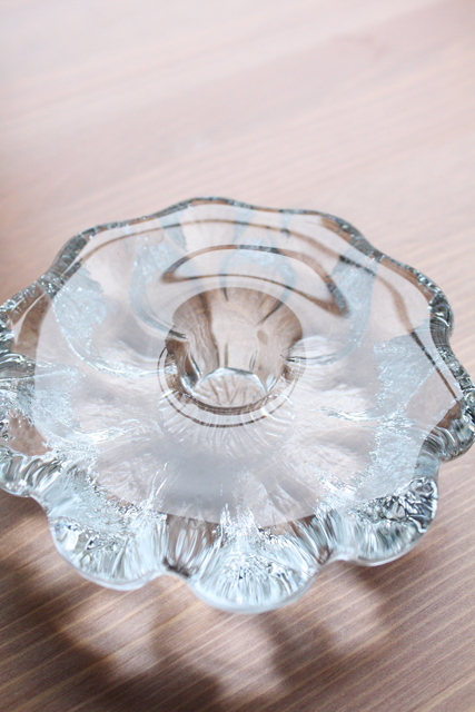 Holmegaard/北欧ヴィンテージ/ガラスのキャンドルホルダー/SOLD OUT