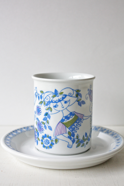 北欧ヴィンテージ/Figgjo（フィッギオ）turi‐design/Lotta/カップ＆ソーサー/SOLD OUT