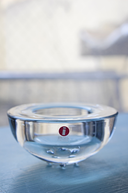 北欧ヴィンテージ/iittala（イッタラ）/Ballo/キャンドルホルダー/クリアカラー/SOLD OUT