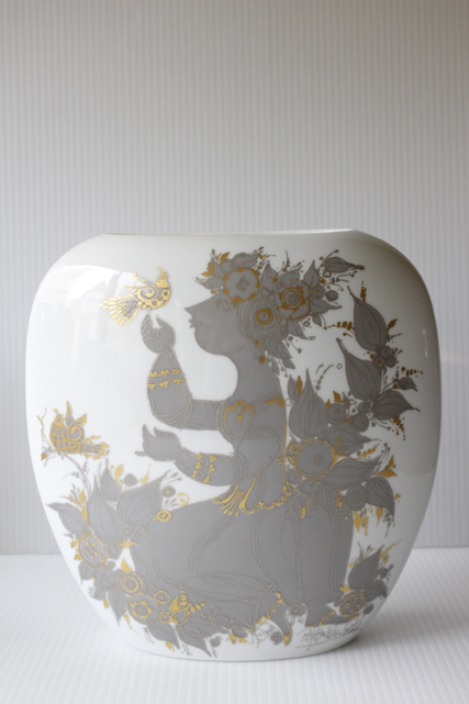 北欧ヴィンテージ/Bjorn Wiinblad/ローゼンタール/ヴィンテージ花瓶