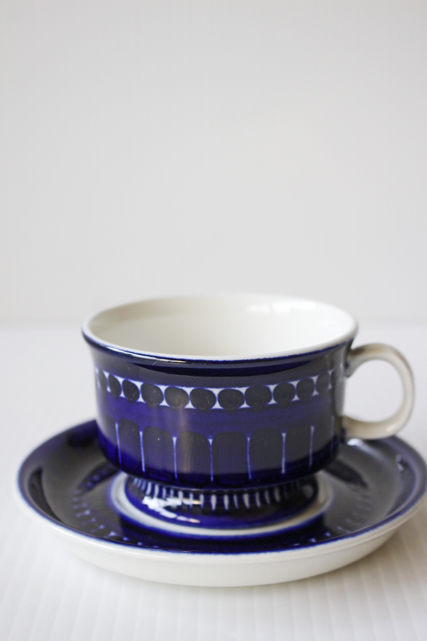 未使用！北欧ヴィンテージ/ARABIA/Valencia/デミタスカップ&ソーサー/No.2/SOLD OUT