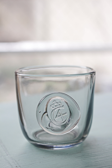 北欧ヴィンテージ/Holmegaard/グラス/王冠（ライトグレー）/SOLDOUT