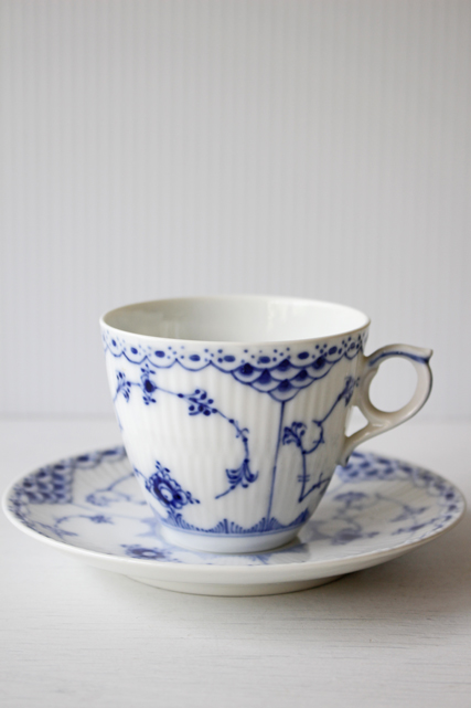 北欧ヴィンテージ/Royal Copenhagen /ブルーフルーテッド/ハーフレース/No.1/SOLD OUT