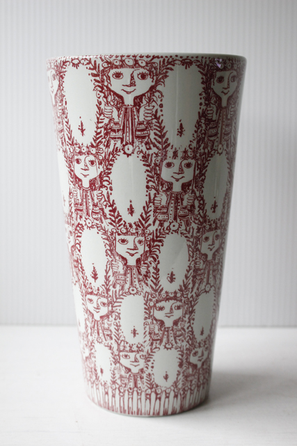 上部Φ12cm、下部Φ8cm、高さ21cm