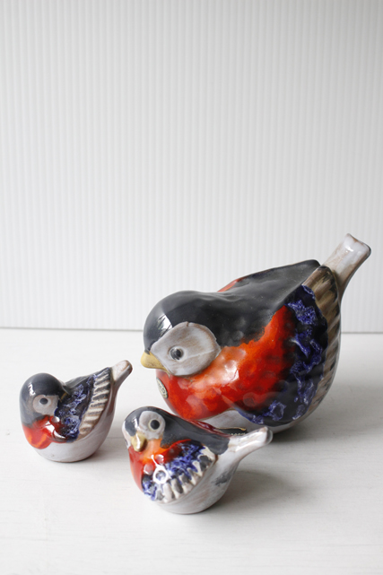 北欧ヴィンテージ/DECO社/小鳥の親子/Bセット/SOLD OUT