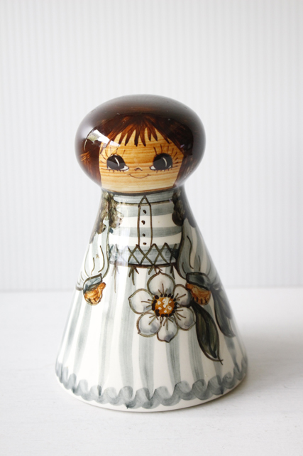 北欧ヴィンテージ/陶器の貯金箱/可愛い女の子/SOLD OUT