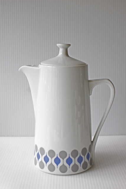 北欧ヴィンテージ/Lyngby Porcelain/コーヒーポット/ドロップ/SOLD OUT